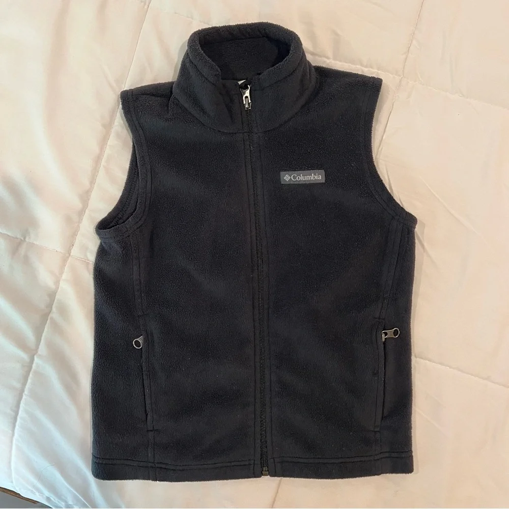 Columbia fleece full zip vest Youth‎ XS (6/7)